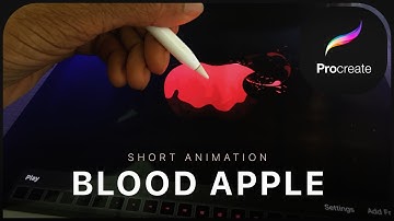 Blood Apple - Liquid Apple Logo Animation | Procreate Tutorial Tryout