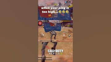 When u play on a high ping... 😂 #codm #ssj #shorts