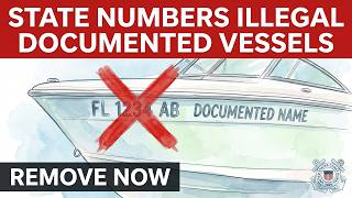 Documented Vessels Can't Have State Numbers - Federal Law Violation (Remove Now)