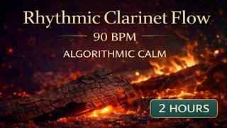 Rhythmic Clarinet Flow - 90 BPM Algorithmic Calm (2 Hours)