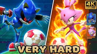Metal Sonic Vs. Blaze - Mario & Sonic at the Tokyo 2020 Olympic Games Football | Very Hard CPU |