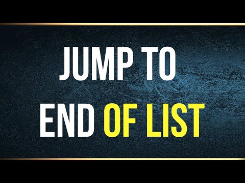 Jump to end