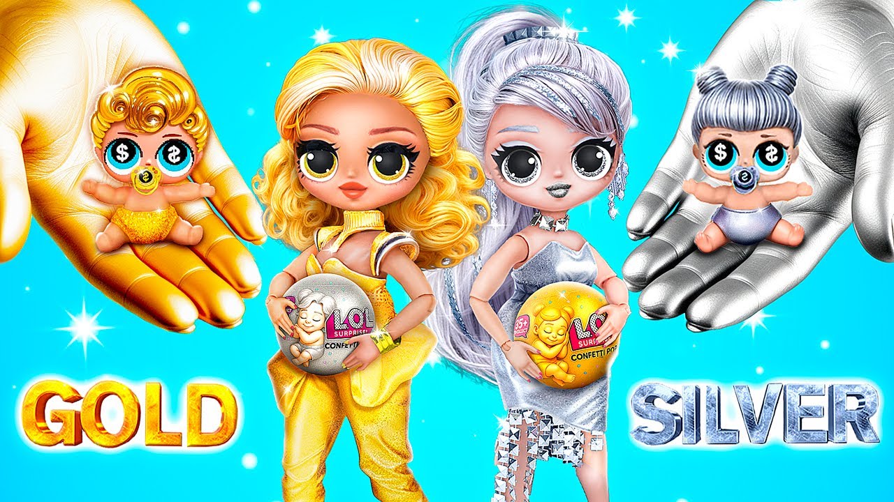 Бедная, Богатая, Гига Богатая! Идеи для кукол ЛОЛ