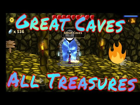 Swordigo Great Caves(All Treasures) Complete