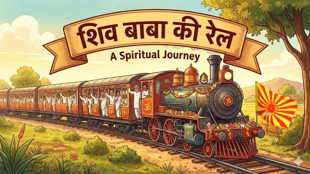 शिव बाबा की रेल  | Shiv Baba Ki Rel | New Song |  BrahmaKumaris - MGWS - #shiv #meditationsongs #bk