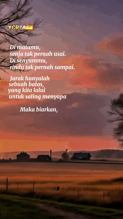 MOTIVASI | Puisi Rindu #puisi #quotes #motivation #poetry #puisipendek #jendelasastra #lembarankarya