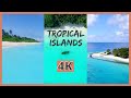 4k Cinematic Drone Footage TROPICAL ISLANDS From Above | Birds Eye View of Tropical Island Paradise