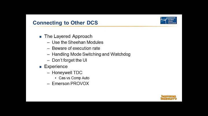 Expanding the Use of DeltaV Advanced Control