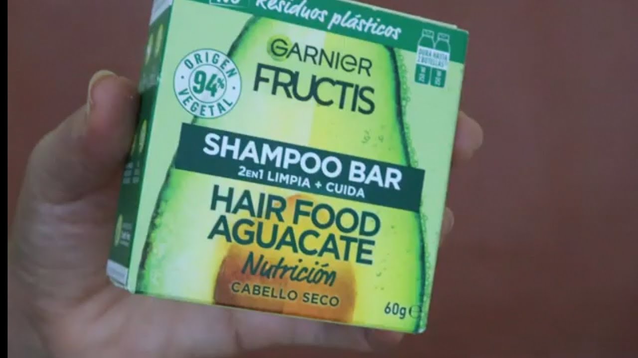Así es el Shampoo en Barra de Garnier Bar Hair Food Aguacate YouTube