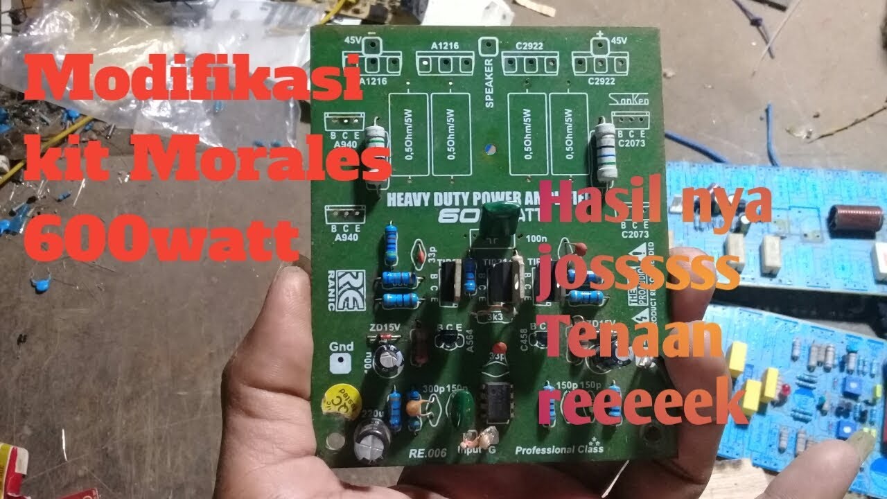 Modif power || morales 600watt - YouTube