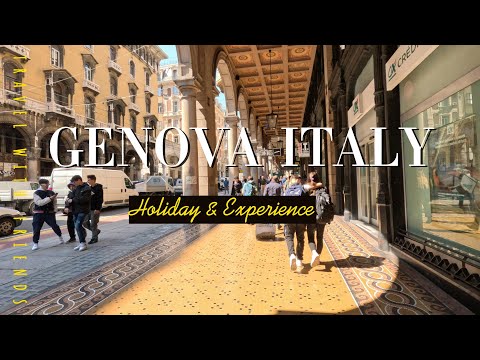 One Day walk in Genova (Genoa) ITALY 🇮🇹 || #4k #travel #citywalk