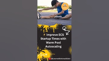 Improve ECS task startup times with warm up autoscaling #Fargate #ecs #learning #hack #shortsvideo