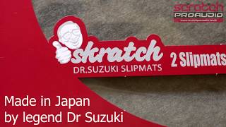 DR SUZUKI SCRATCH EDITION SLIPMATS EXPLAINER