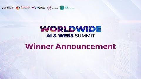 Worldwide AI Hackathon Winners Announcement