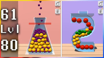Jar Fit - Ball Fit Puzzle - Fit and Squeeze - Gameplay Walkthrough - Levels 61-80