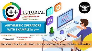 Arithmetic operators with example in C++ Hindi/ Urdu