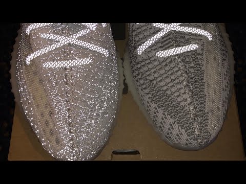 reflective and non reflective yeezy