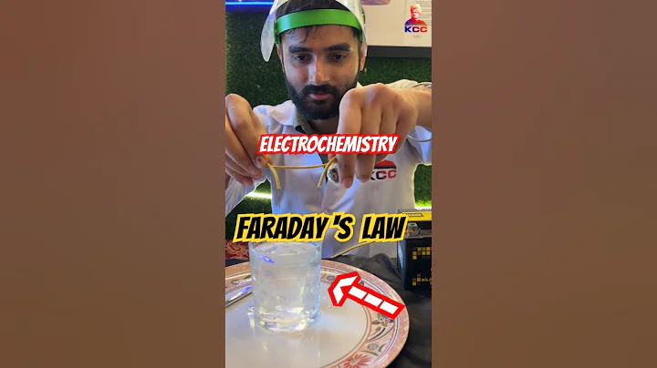 faraday law | electrochemistry class 12 #physics #experiment #viralvideo