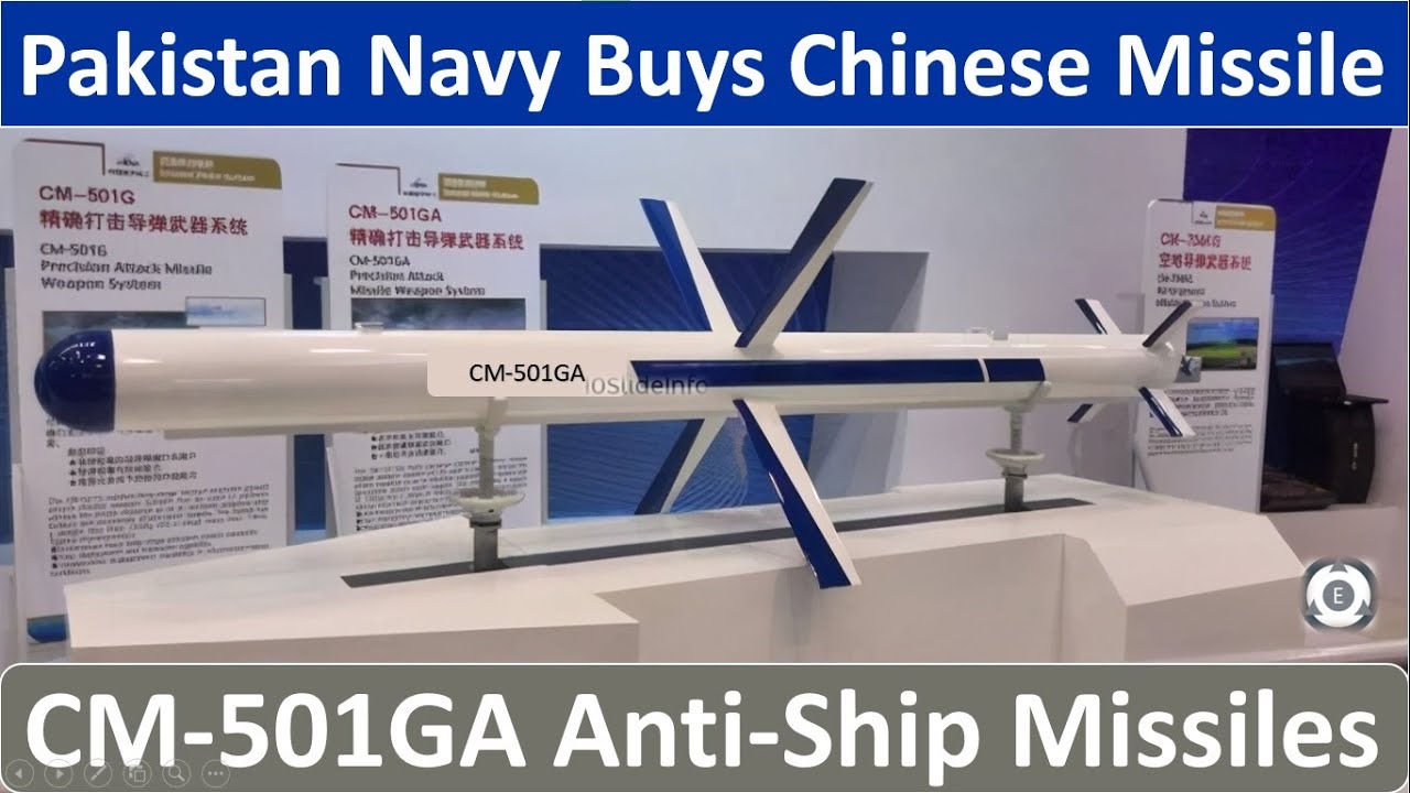 Pakistan Navy Buys Chinese Missile Cm 501ga Anti Ship Missiles Youtube
