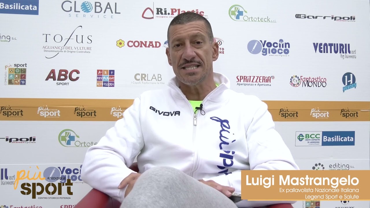 Più Sport 2021 - Intervista Luigi Mastrangelo