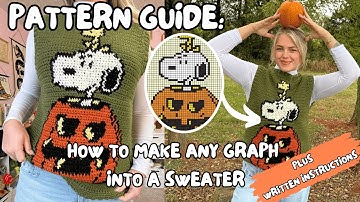 PATTERN GUIDE: how to make ANY tapestry into a sweater! *plus written instructions*