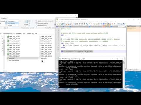 import multi-shp with shell MSYS
