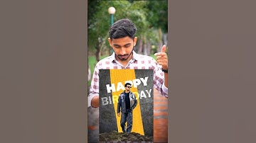 PicsArt Birthday editing tutorial 🔥🤯|birthday photo editing #picsart #trend #birthday #editing