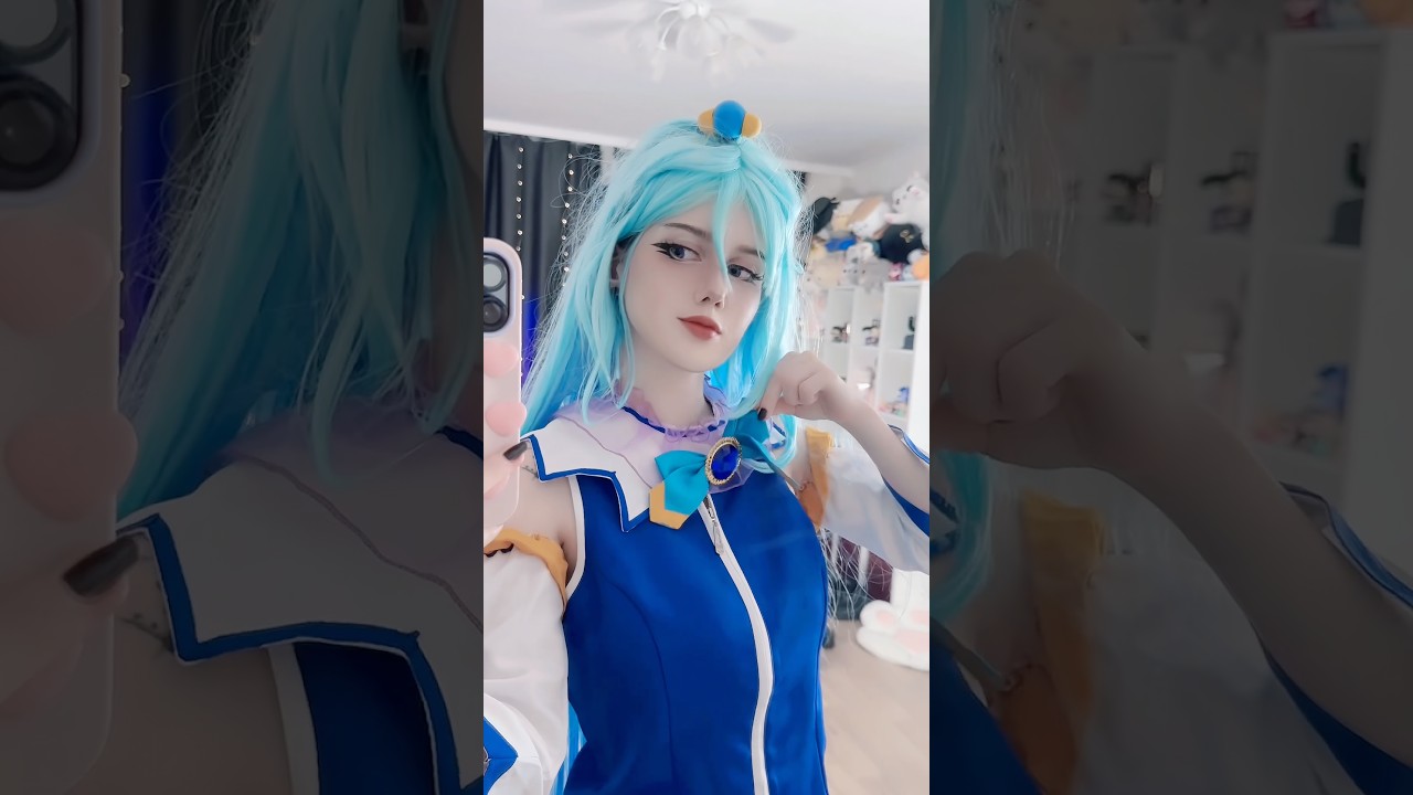 Aqua 💙 Cosplay #animecosplay #cosplay #cosplayer #anime #cosplaygirl #konosuba #aqua