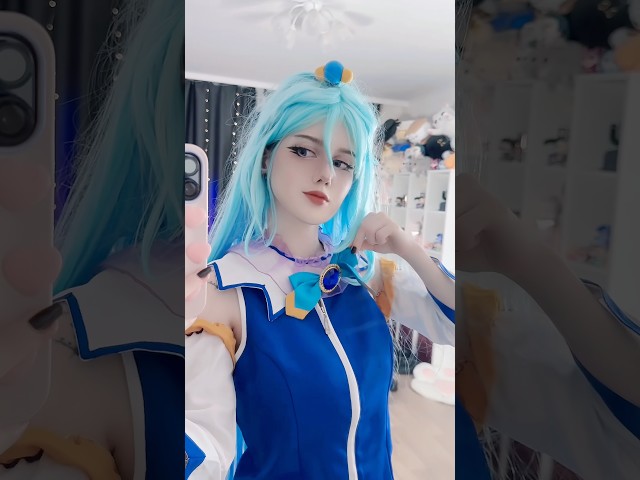 Aqua 💙 Cosplay #animecosplay #cosplay #cosplayer #anime #cosplaygirl #konosuba #aqua