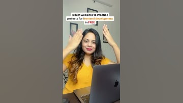 4 Websites to Practice Frontend Projects 🔥 #shorts #frontenddevelopment