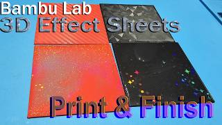 Bambu Lab's 3D effects print and finish outcome. Wealth
