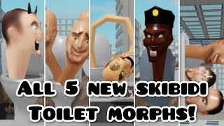 [🚗NEW] How To Get ALL 5 New Skibidi Toilet Morphs In “Skibi Toilet Morphs” | Roblox #skibiditoilet