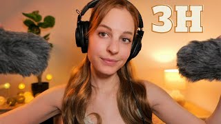 ASMR 🌊 3H DEEP RELAXATION (FLUFFY MIC, WHISPERING, SHHH, EAR BLOWING) -extra gentle ear to ear 🧡🧡