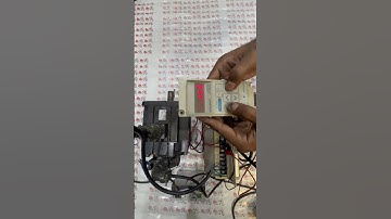 Yaskawa Ac servo Drive SGDM on jog mode | Digital operator parameter setting