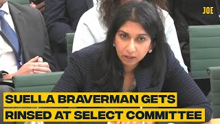 Just Suella Braverman getting rinsed in Home Affairs Select Committee