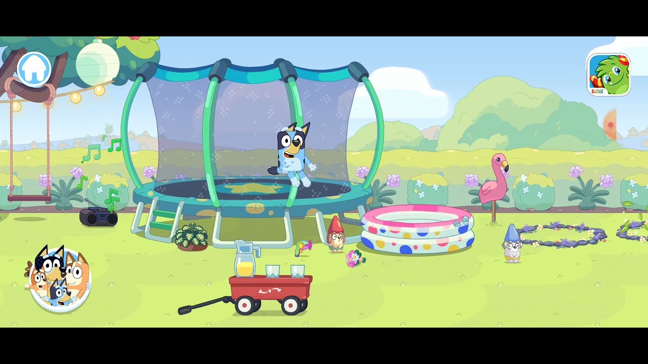 Bluey Floods the Trampoline/Grounded YouTube