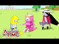 Adventure Time | Lemongrab Tries To Plant A Tree In Minecraft | Cartoon Network