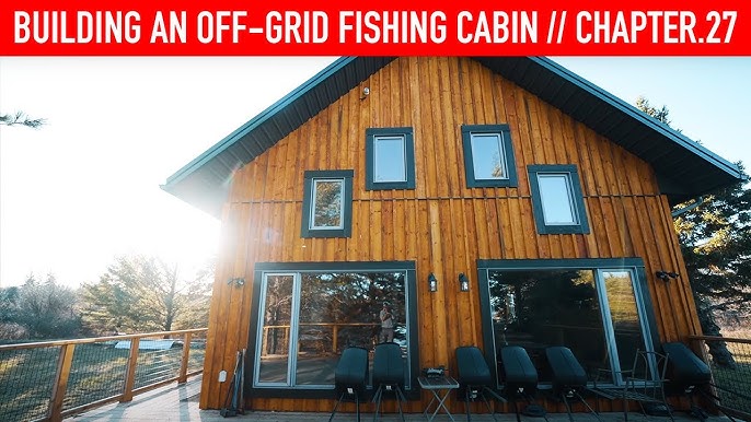 Camping & Fishing on Floating Cabin Built From Scratch (My