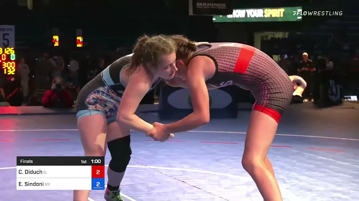 122 Lbs Final - Cadence Diduch, Illinois Vs Emily ...