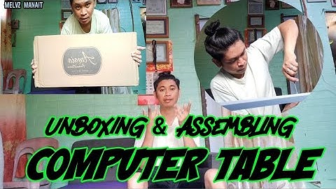 UNBOXING & ASSEMBLING COMPUTER TABLE || #unboxing #unboxingvideo #computer