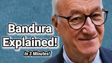 Albert Bandura Explained in 3 Minutes! (Social Learning Theory & Observational Learning)