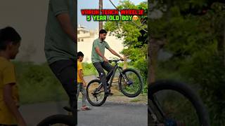How to Wheelie 😱 Teaching 5 Year kid😍 #ytshorts #tre#shorts