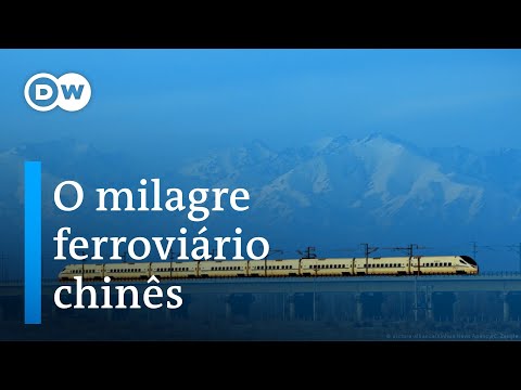 Vídeo: China, ferrovia. Ferrovias de alta velocidade e alta altitude da China