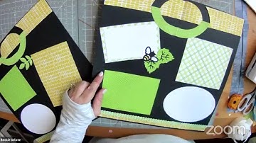 Tip Tuesday!  Creative Memories cool border idea using new circle cutter