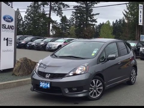 2014-honda-fit-sport-w/-cruise-control-+-all-weather-mats-review-|island-ford