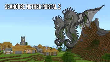 Seahorse Nether Portal (Survival) Part 2