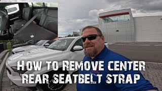 How to remove the center rear seat belt by Steven Welch 340 views 7 days ago 3 minutes, 52 seconds
