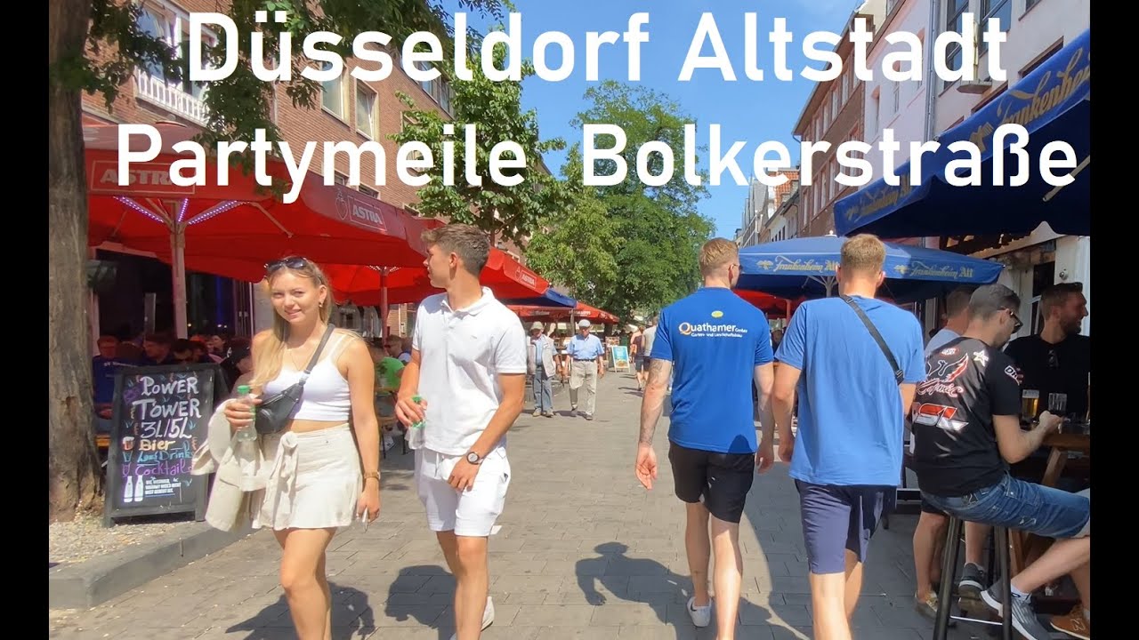 Düsseldorf - Altstadt-Partymeile Bolkerstraße 4K
