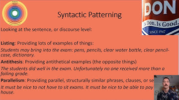 Syntactic Patterning