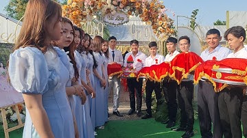 Đám cưới Đầu Xuân Chúc 2 Em Mỹ Ngọc Và Tất Linh Trăm Năm Hạnh Phúc.Góc Làng Quê#771